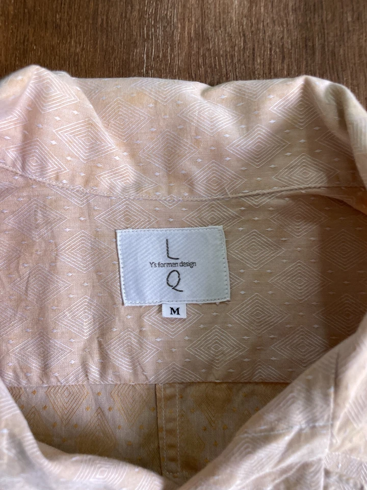 Y"s for men L.Q Camp Collar Shirt Hidden Button Made in Japan - Image 3 of 4