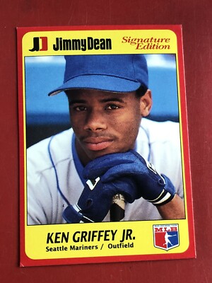 1991 Jimmy Dean Signature Edition Food Issue Ken Griffey Jr #2 HOF