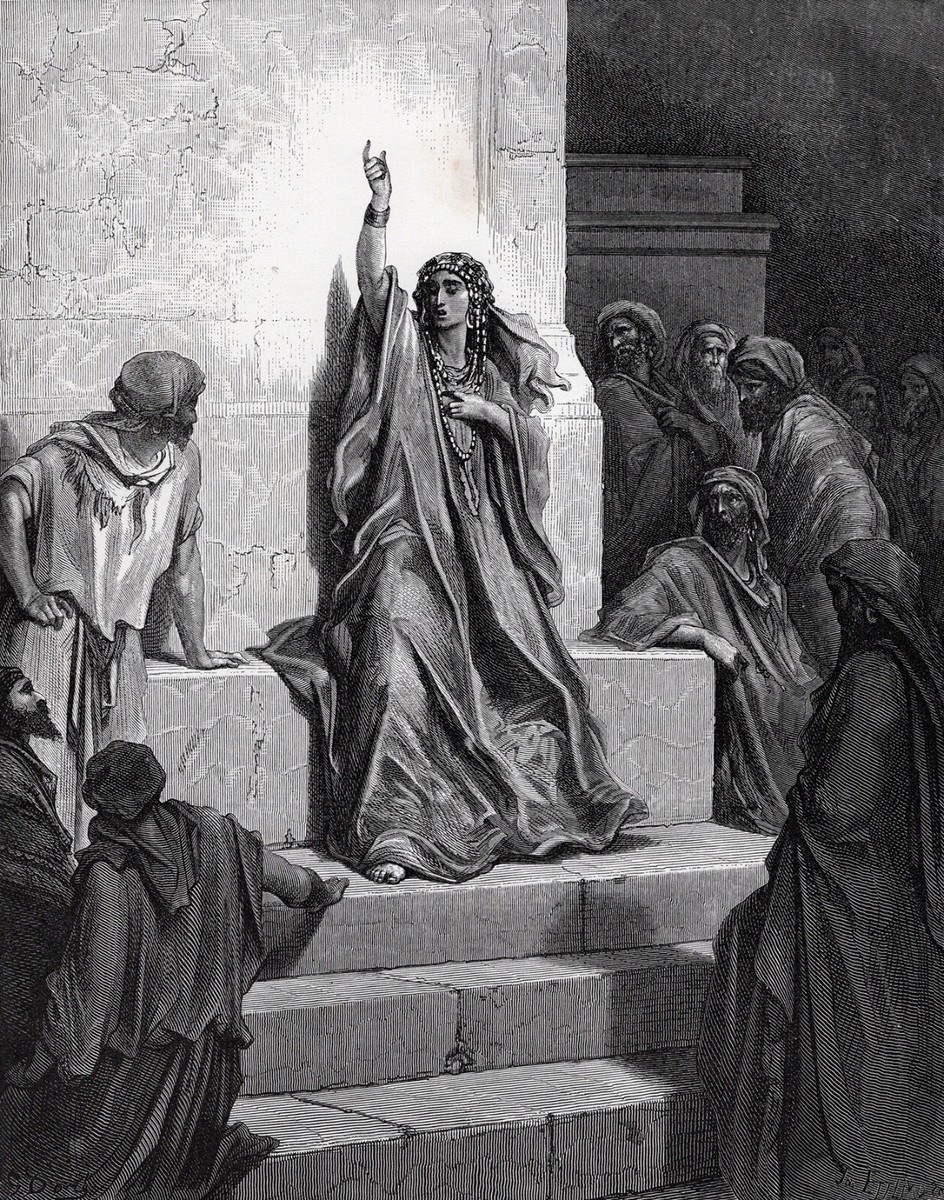 Gustave DORE'S 1800s BIBLE Woodcut 