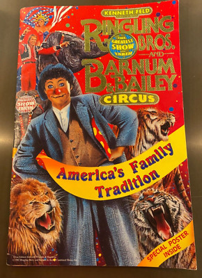 Ringling Brothers Barnum & Bailey Circus 1991 121st Edition Souvenir Program