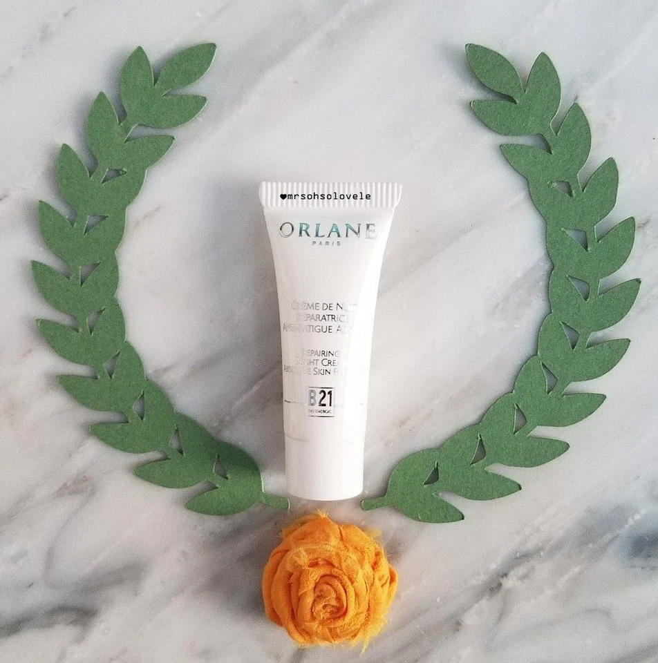 ORLANE PARIS Crema de Noche Reparadora Recuperación Absoluta de la Piel Nueva Muestra .11 fl oz Foto 2 de 2