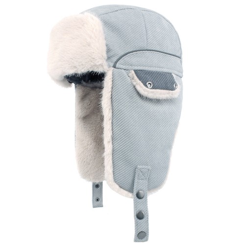 1x Men Windproof Casual Trapper Hat Faux Fur Russian Earflap Ski Cap Warm Winter - Bild 12 von 15