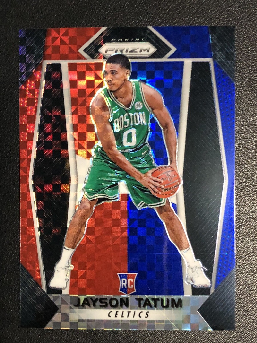 2017-18 Panini Prizm Jayson Tatum Red White and Blue Prizm Rookie