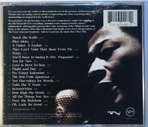 Ella Fitzgerald 1997 Pure Ella, The Very Best Of NM Cond. Jazz Vocal - Picture 2 of 4