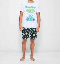 MENS size XL Rick and Morty summer pyjamas pjs extra large space NEW 245