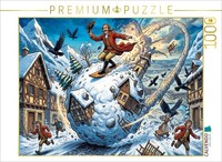Calvendo Puzzle Escape On The Giant Snow Globe | 1000 Pieces, Finished Size 25.2