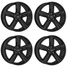 4 Dezent KG black wheels 7.5Jx17 5x108 for Ford C-Max Focus Galaxy Kuga Mondeo P