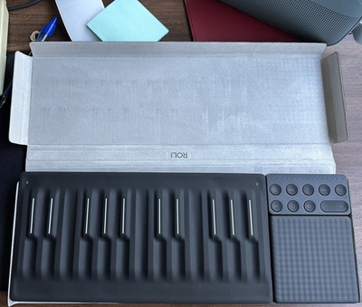 ROLI Seaboard Black MIDI Keyboard Controller - Keyboard Controller with Case