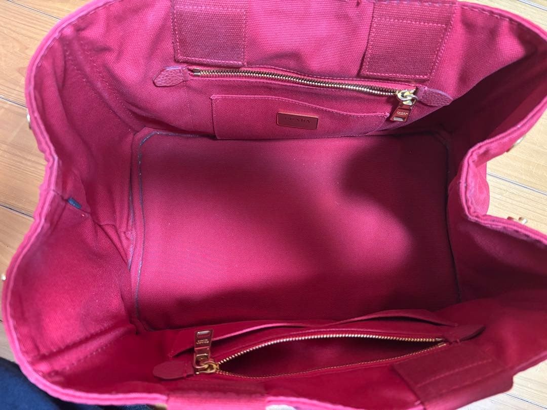 PRADA CANAPA Mini Canapa Tote Bag Handbag thumbnail 2