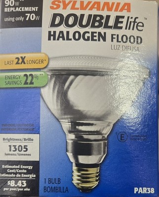 2 PACK - Sylvania 14578 Capsylite 90PAR/CAP/SPL/WSP12 - 90 Watt - Factory Sealed