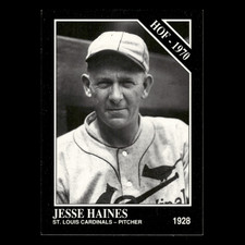 Jesse Haines #43 1991 Conlon Collection TSN St. Louis Cardinals Baseball Card