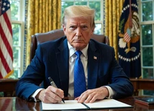 Donald  Trump Oval Office AI Generated Photo MAGA White House, USA 8X10 Print