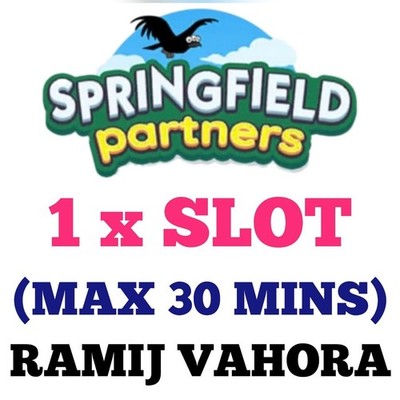 1 x Partners event slot (30 MIN FINISH TIME) -Springfield  Partners Event