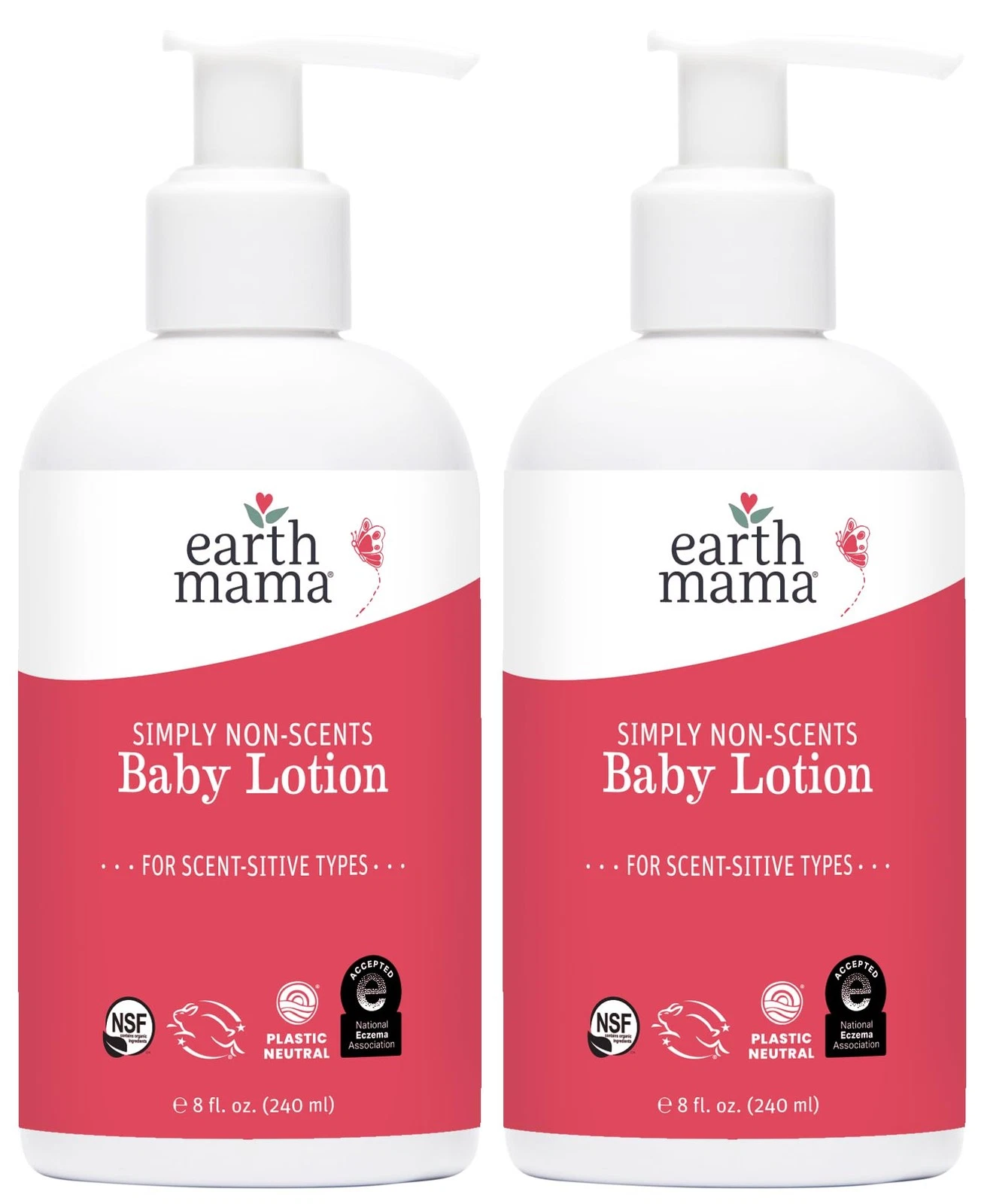 Earth Mama Simply Non-Scents Baby Lotion for 8 Fl Oz (Pack of 2), White Green
Opens in a new window 