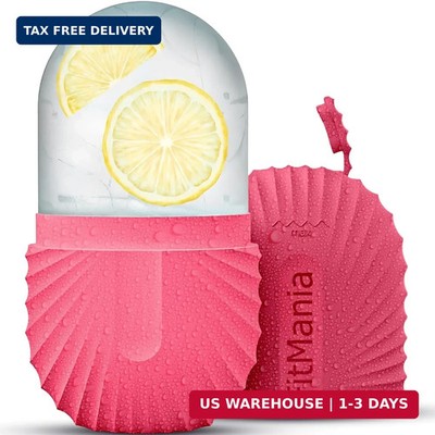 Ice Roller For Face with 2 Premium Heads, Facial Ice Roller for self Skin Care o