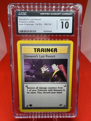 Giovanni's Last Resort (1st Edition) graded CGC 10 for sale on eBay