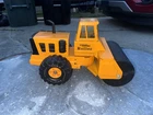 1970s Tonka Mighty Road Roller Orange All Original Great Shape