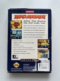 Road Avenger (Sega CD, 1992) CIB Complete