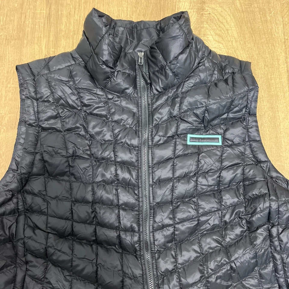 The North Face Thermoball Eco Vest Womens XL Black Puffer Full Zip - Image 4 of 4