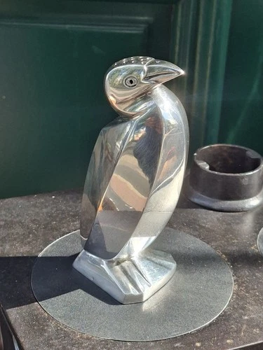 Sandoz Christofle Gallia Art Deco Penguin Silver Sugar Shaker