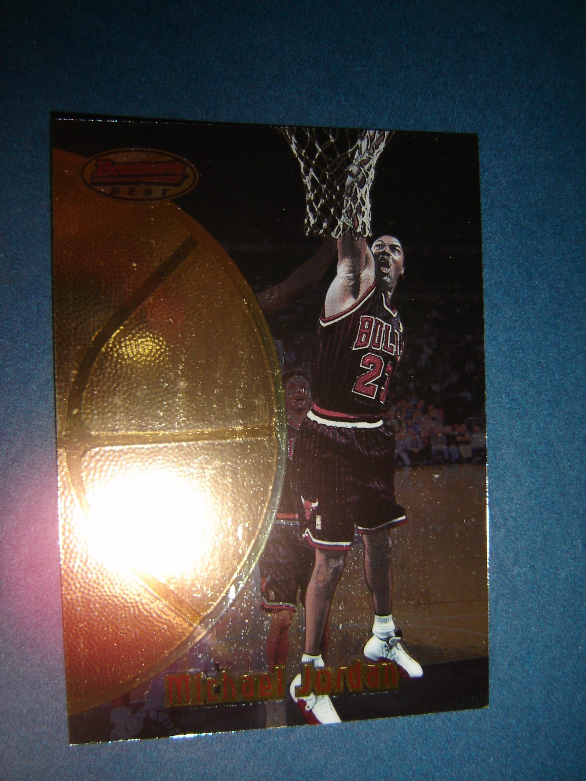 1997-98 Topps Bowman's Best Michael Jordan Card #60