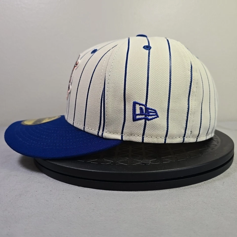 Gorra ajustada Durham Bulls a rayas 59FIFTY New Era 7 1/4 nueva con etiquetas MiLB Home Cap Foto 4 de 4