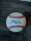MICHAEL BUSCH AUTOGRAPHED BASEBALL ON USED MAJOR LEAGUE BALL. CUBS.