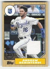 2022 Topps #87R-AB Andrew Benintendi 1987 Topps Baseball 35th Relics