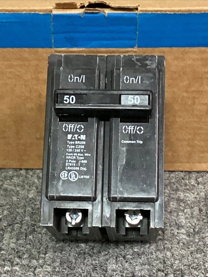 INTERRUPTORES AUTOMÁTICOS EATON BR250, LOTE DE 5 Foto 2 de 4