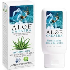 Aloe Cadabra Natural Water Based Vaginal Moisturizer, Organic Aloe Non-Staining,