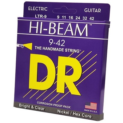 Saiten E-Gitarre DR Strings Hi-Beams LTR-9 Lite Gitarrensaiten E- Gitarre NEU