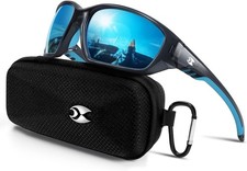 Sports Polarized Sunglasses for Men: Women's UV400 Protection Sun Glasses Wrap