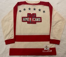 New York Americans CCM Wool Sweater Jersey Circa 1938