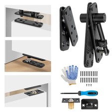 Space-saving Furniture Concealed Door Hinge Murphy Bed Hinge Stainless Steel