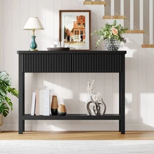 HOOBRO Console Table Sofa Table Entryway Table 39.3 x 11.8 x 31.5 inches