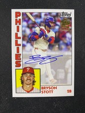 2025 Topps Archives 84FA-BST BRYSON STOTT Auto ON CARD 1984 Fan Favorites e505
