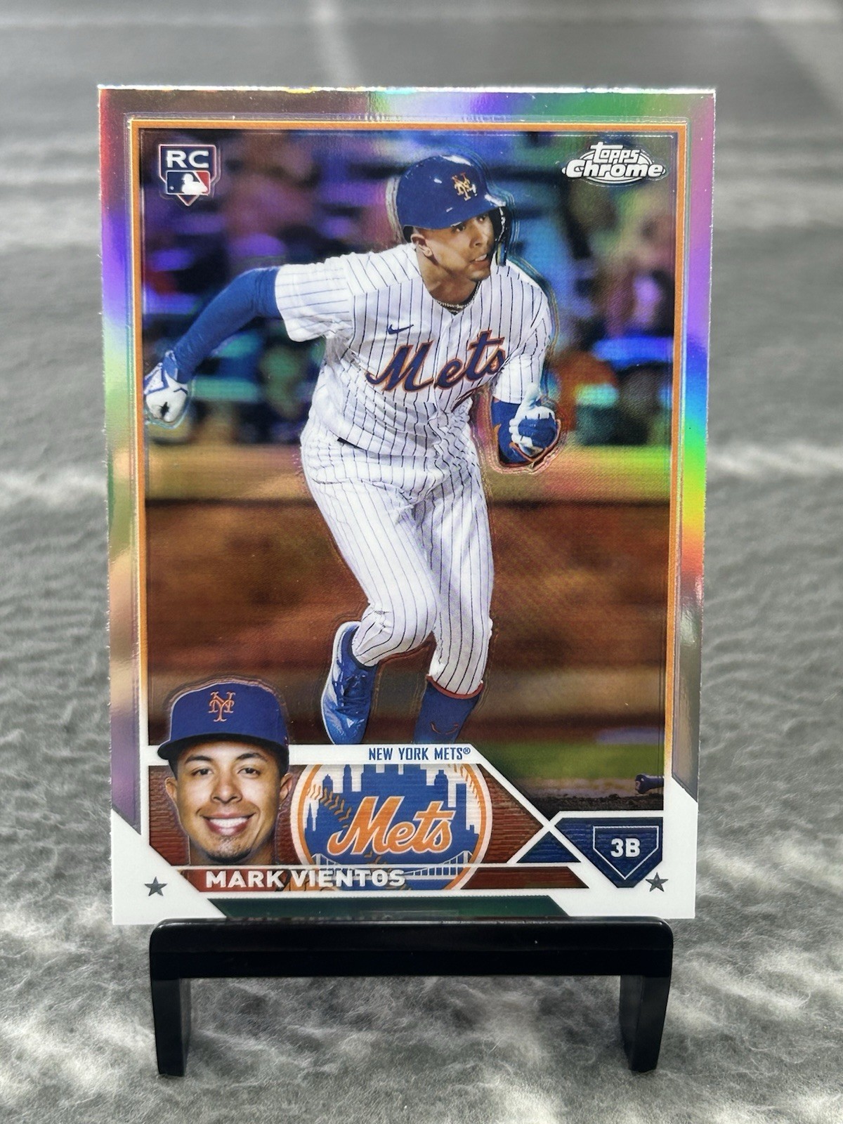 2023 Topps Chrome #8 Mark Vientos Refractor (RC) New York Mets