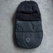 Bugaboo Universal Footmuff In Denim 107 Fabric In VGC 
