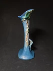 1946 Roseville Pottery Snowberry Blue Bud Vase 1BV-7 Vintage