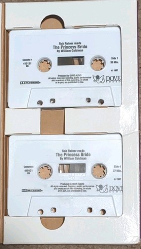 The Princess Bride Dove Audiobook Cassette read by Rob Reiner VINTAGE RARE - Picture 3 of 4
