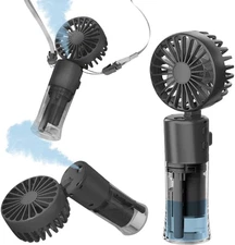 Handheld Misting Fan, Multi-Purpose for Portable Mini Mister Neck Fan, 1500Mah D