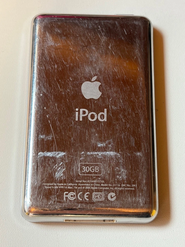 Apple iPod classic video 5 Generation 5g Schwarz (64 GB) 30 GB A1136 Flash #2 - Bild 4 von 4