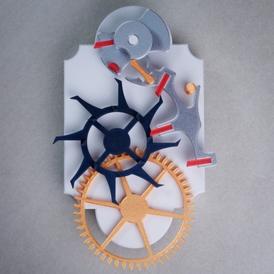 Single Wheel Co-Axial Escapement Demonstration Model