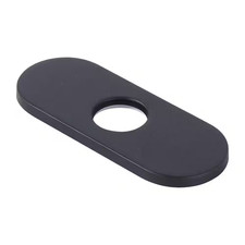 6.1 In. X 2.44 In. X 0.31 In. Stainless Steel 1-Hole or 3-Hole Sink Faucet Deckp