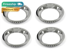 1969-1982 Corvette C3 15x8 Rally Wheel Trim Ring Smooth Edge Stainless Gm 392362 1969-1982 Corvette C3 15x8 Rally Wheel Trim Ring Smooth Edge Stainless Gm 392362