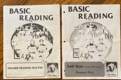 Basic Reading 1981/82 Teacher Training Learn ACE School Of Tomorrow PACE Phonics