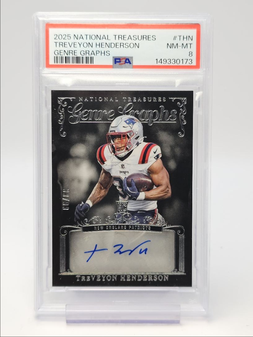TreVeyon Henderson Panini National Treasures Genre Graphs #THN Base