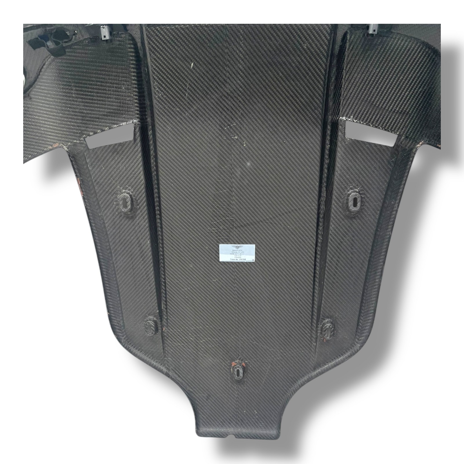 12-15 Bentley Continental GT Mulliner Style Carbon Rear Under Cover Diffuser OEM
