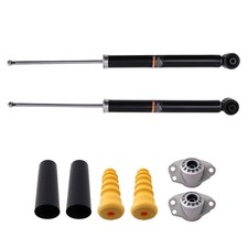 2 Stoßdämpfer+Domlager+Staubsch Hinten for SKODA FABIA I II III 1999-2022 343328