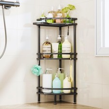 Standing Corner Shower Caddy 3 Tier Shower Organizer with Soap Holder